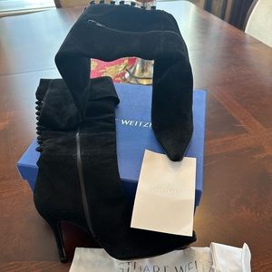 Authentic Stuart Weitzman over the knee button boots. Size EU 37 1/2=US 7